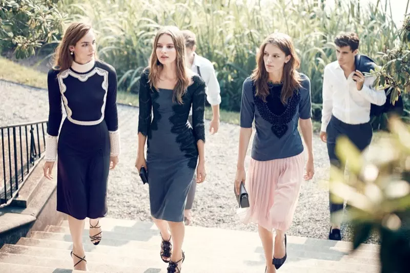 Zuzanna Bijoch, Tilda Lindstam og Laura Kampman til Tory Burch Holiday 2013-kampagne