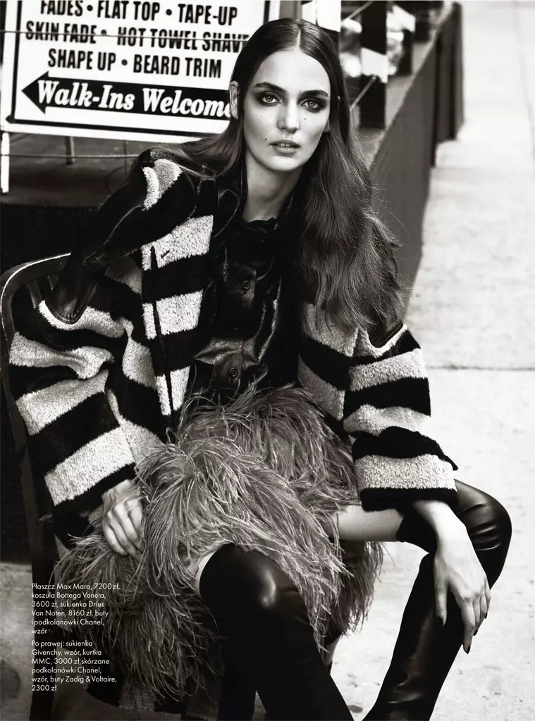 Si Zuzanna Bijoch Poses para sa Elle Poland Oktubre 2013 ni Kevin Sinclair