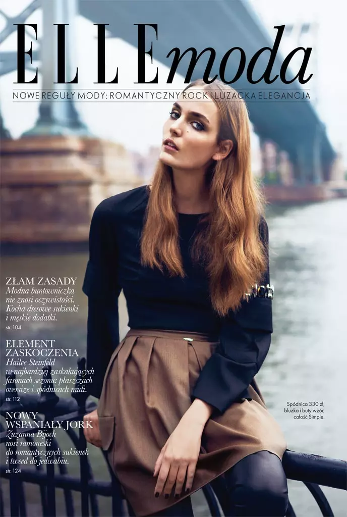 Zuzanna Bijoch Anomirira Elle Poland Gumiguru 2013 naKevin Sinclair