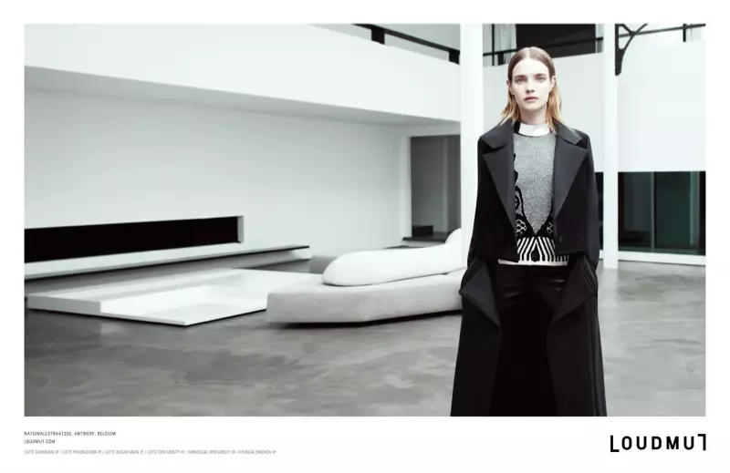 Natalia Vodianova apresenta anúncios da Loudmut F/W 2013 por Willy Vanderperre