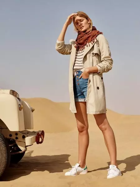 Constance Jablonski is klear foar maitiid yn Madewell's lêste stilen