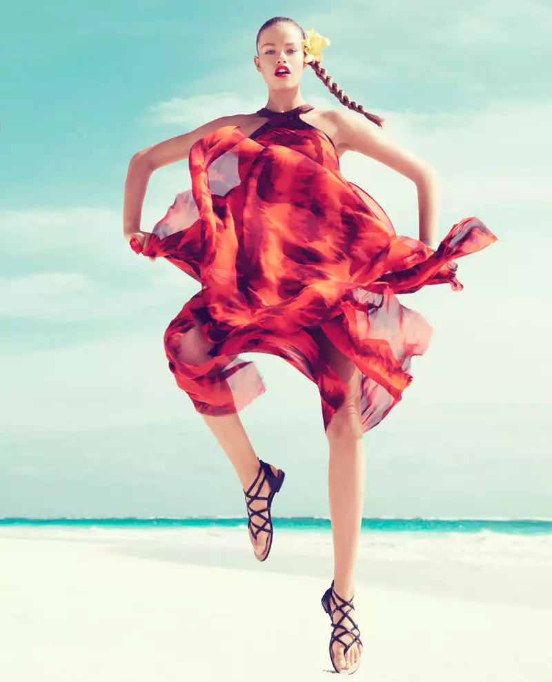 Hailey Clauson de Paola Kudacki per a Harper's Bazaar EUA març de 2012