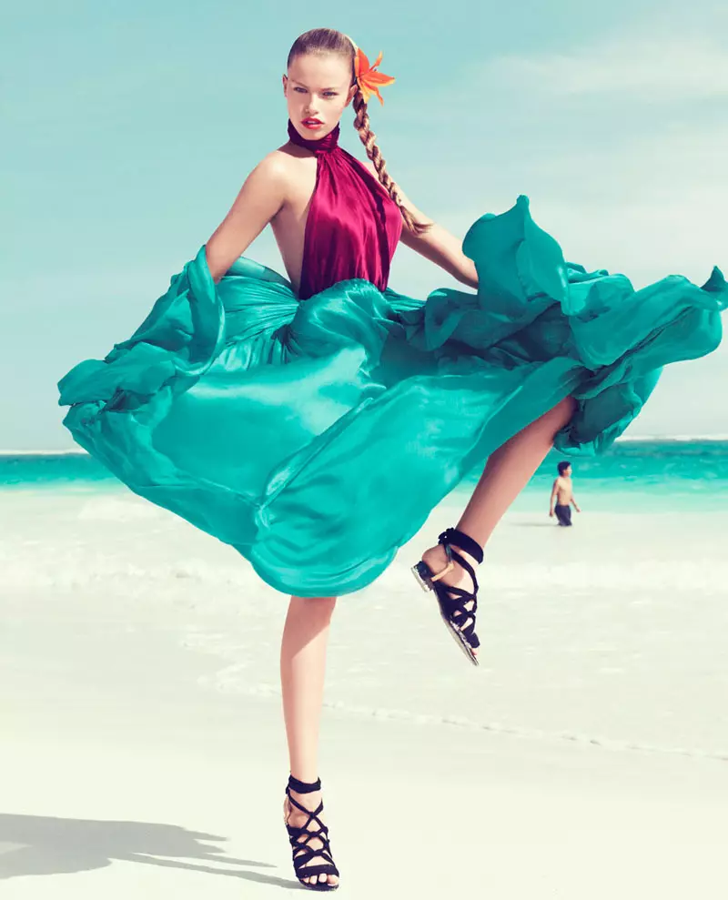 Hailey Clauson av Paola Kudacki för Harper's Bazaar USA mars 2012