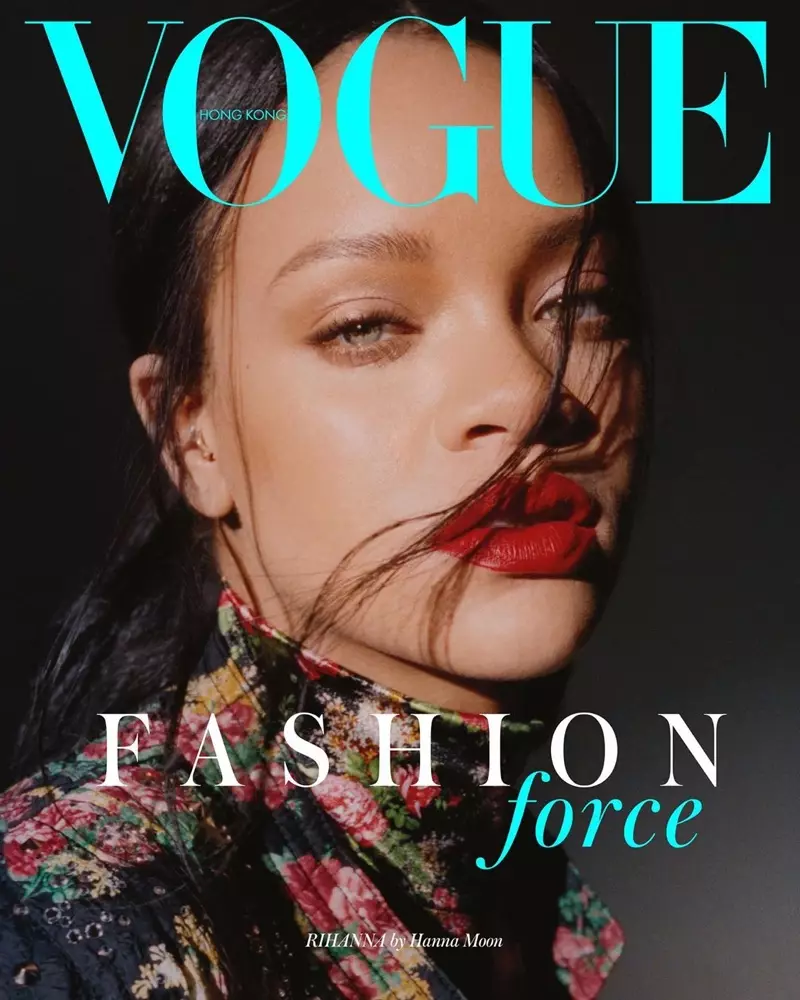 Singer Rihanna lori Vogue Hong Kong Oṣu Kẹsan 2019 Ideri