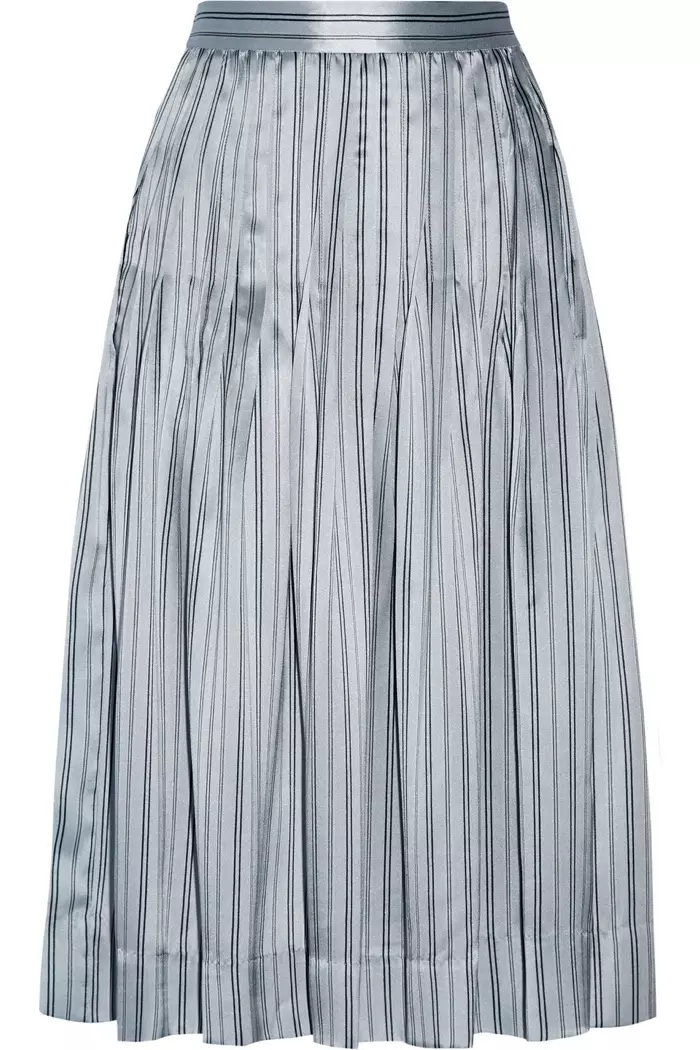 Svilena suknja na pruge Jill Stuart Chloe
