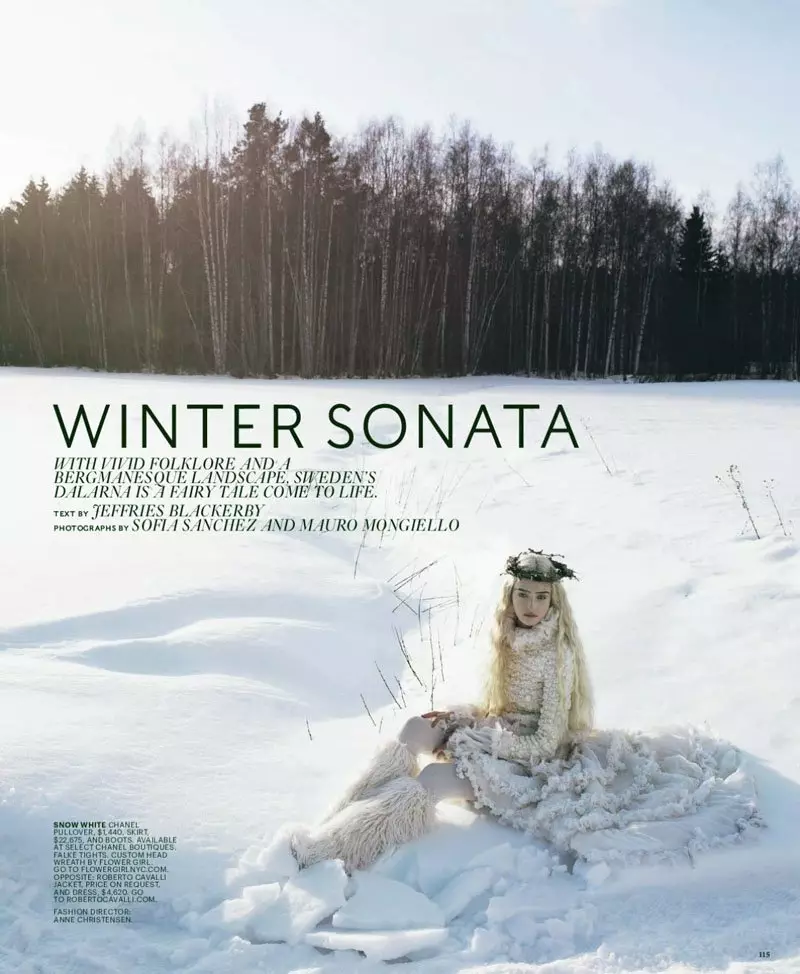 Amanda Norgaard ndi Sanchez & Mongiello mu Winter Sonata | New York Times Style Zima 2010