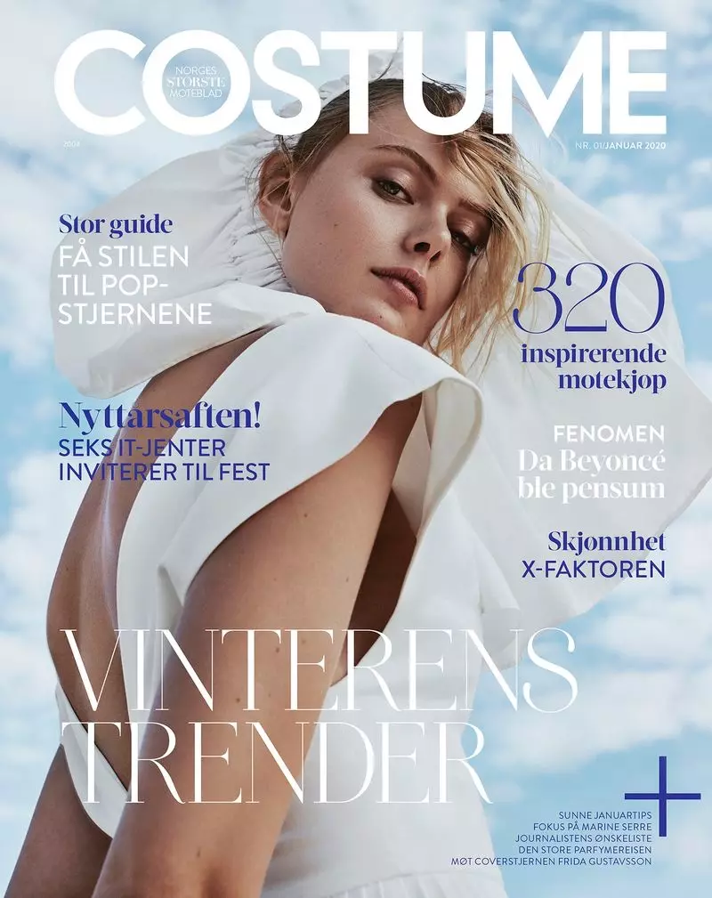 Frida Gustavsson est une beauté naturelle pour le magazine Costume