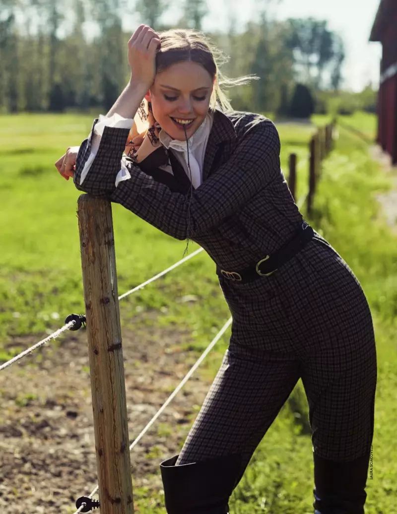 Frida Gustavsson Anotarisa Equestrian Chic yeELLE Italy