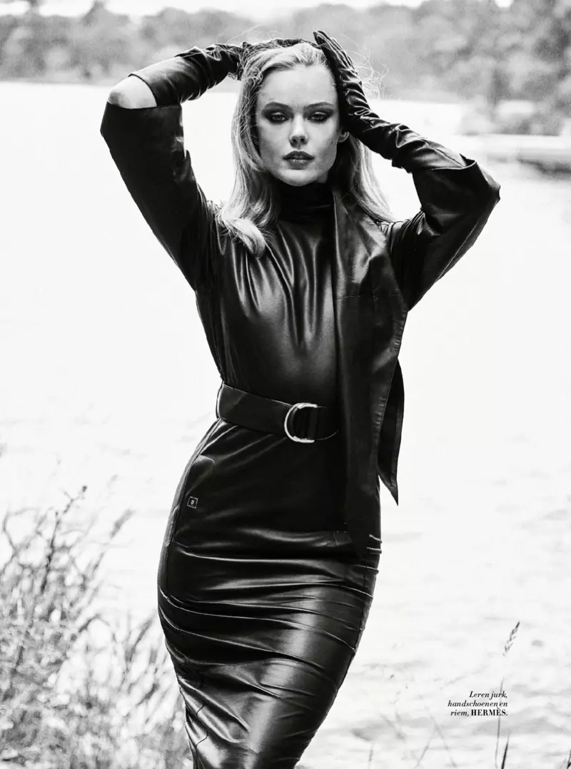 Frida Gustavsson gosipụtara na Black & White maka L'Officiel Netherlands