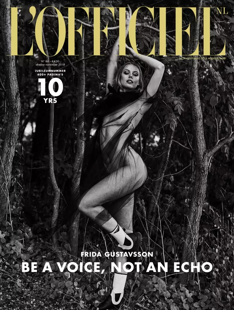 Frida Gustavsson L'Officiel Netherlands Cover Sexy Photos