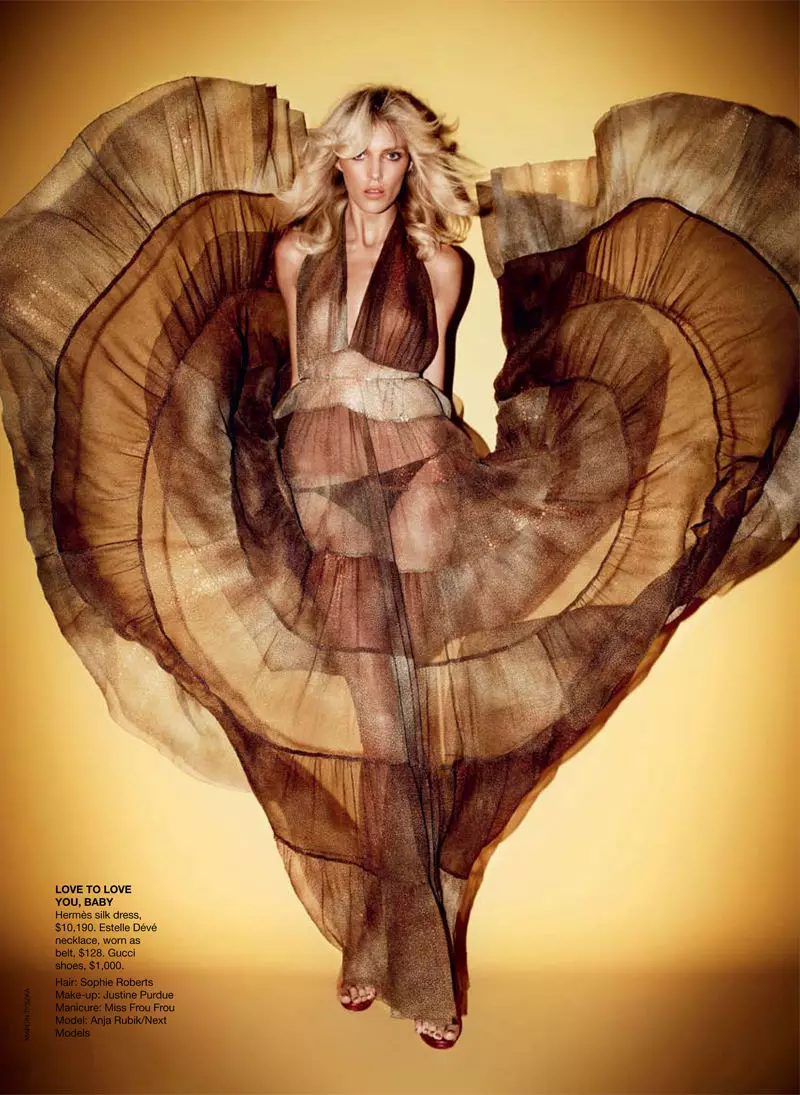 Anja Rubik פֿאַר Vogue Australia אפריל 2011 דורך Marcin Tyszka