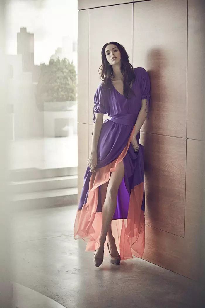 Simone Kerr para sa Victorine Spring 2012 Lookbook ni Justin Hollar