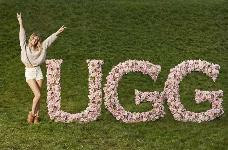 Rosie Huntington-Whiteley, UGG Australia'nın yeni marka elçisi olarak açıklandı.