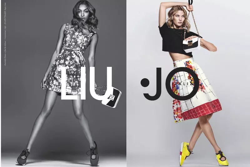 Jourdan Dunn ja Karlie Kloss osalevad Liu Jo 2016. aasta kevad-suvises kampaanias