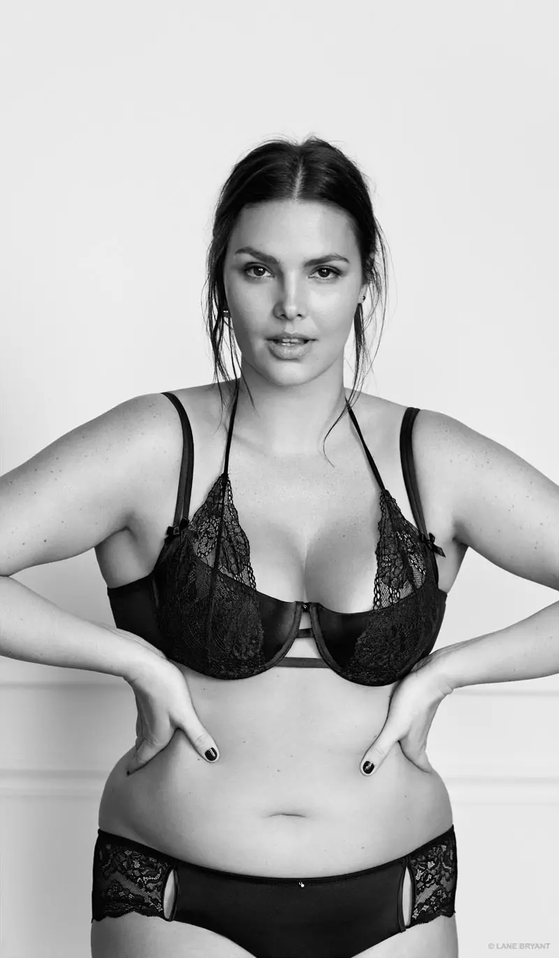 Candice Huffine protagoniza os anuncios de lencería de Lane Bryant #ImNoAngel.