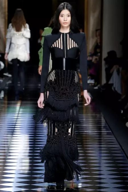 Balmain Hierscht 2016 | Paräis Fashion Week