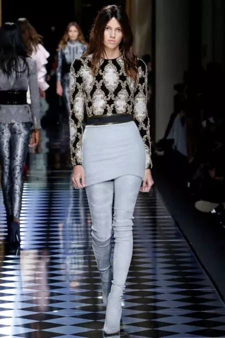 Balmain Caij nplooj zeeg 2016 | Paris Fashion Week