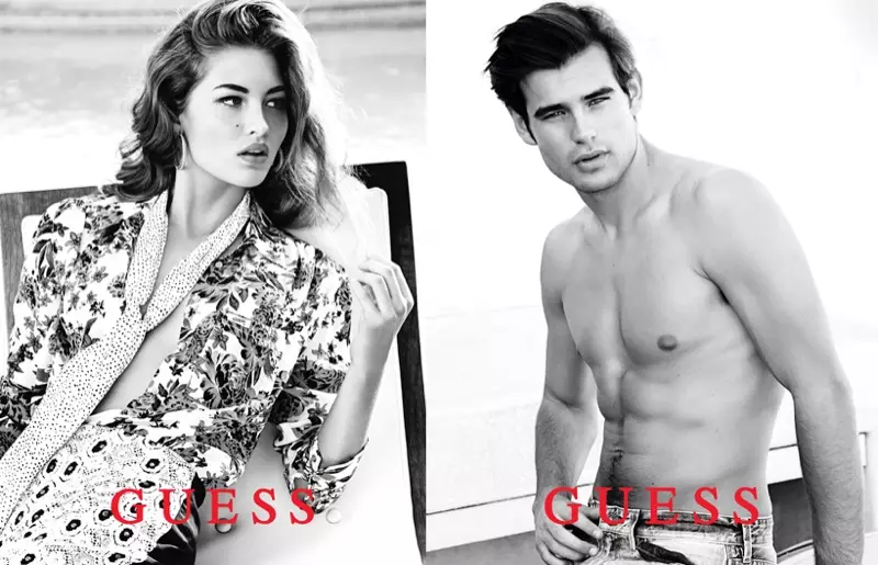 Guess သည် Sensual Fall 2015 လှုပ်ရှားမှုကို စတင်သည်။