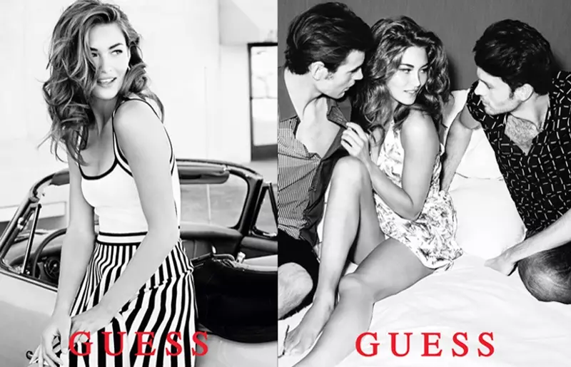 Guess yn Lansio Ymgyrch Sensual Fall 2015