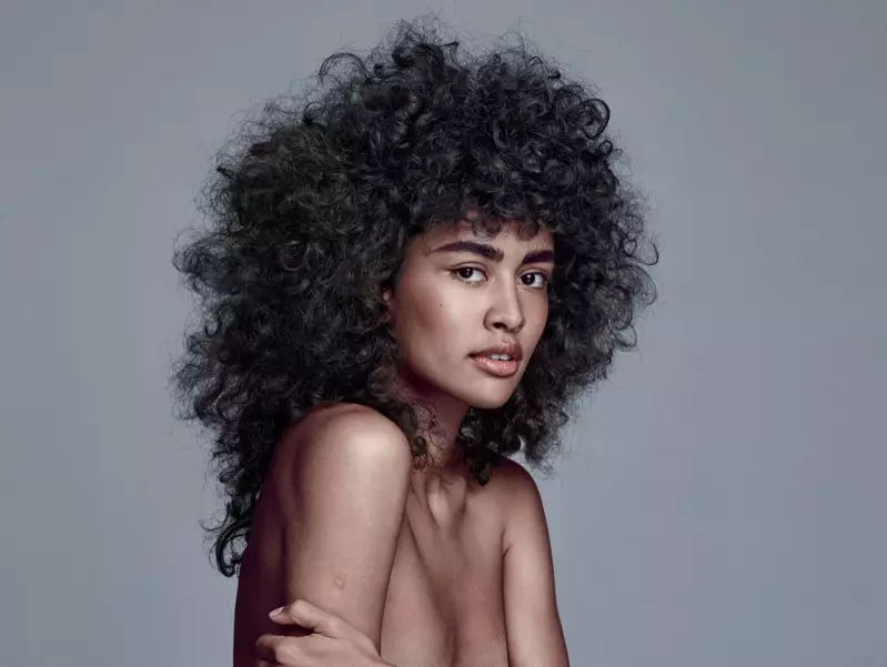 Model ngagem gaya rambut keriting