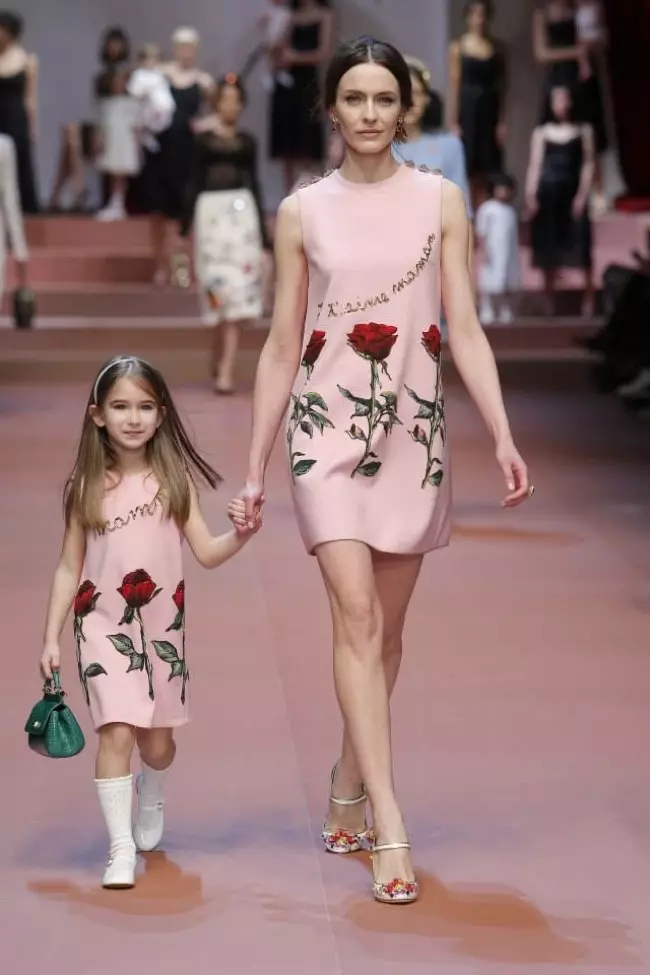 Dolce & Gabbana восень 2015: мацярынская сукенка, вечны стыль