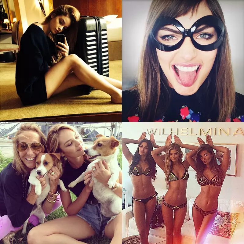 Instagram Photos of the Week | Alyssa Miller, Candice Swanepoel + Mear modellen