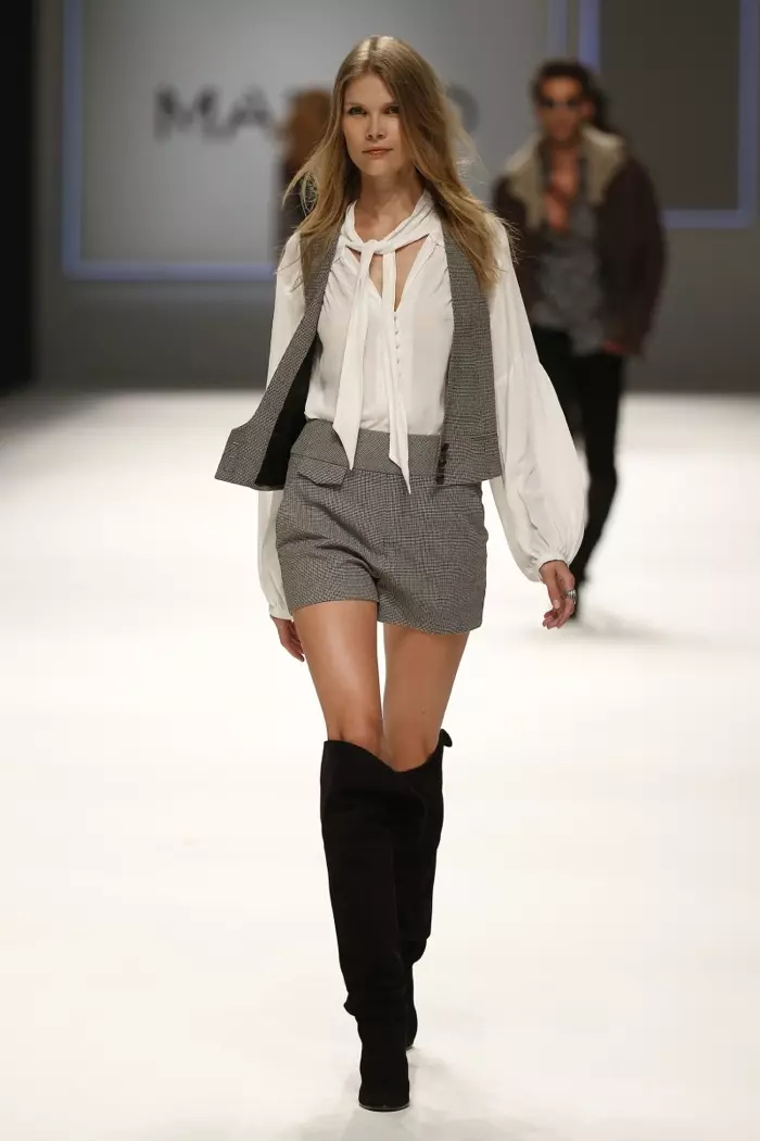 Ana Beatriz Barros na-eduga Mango's Rock & Roll Inspired Fall 2015 Show