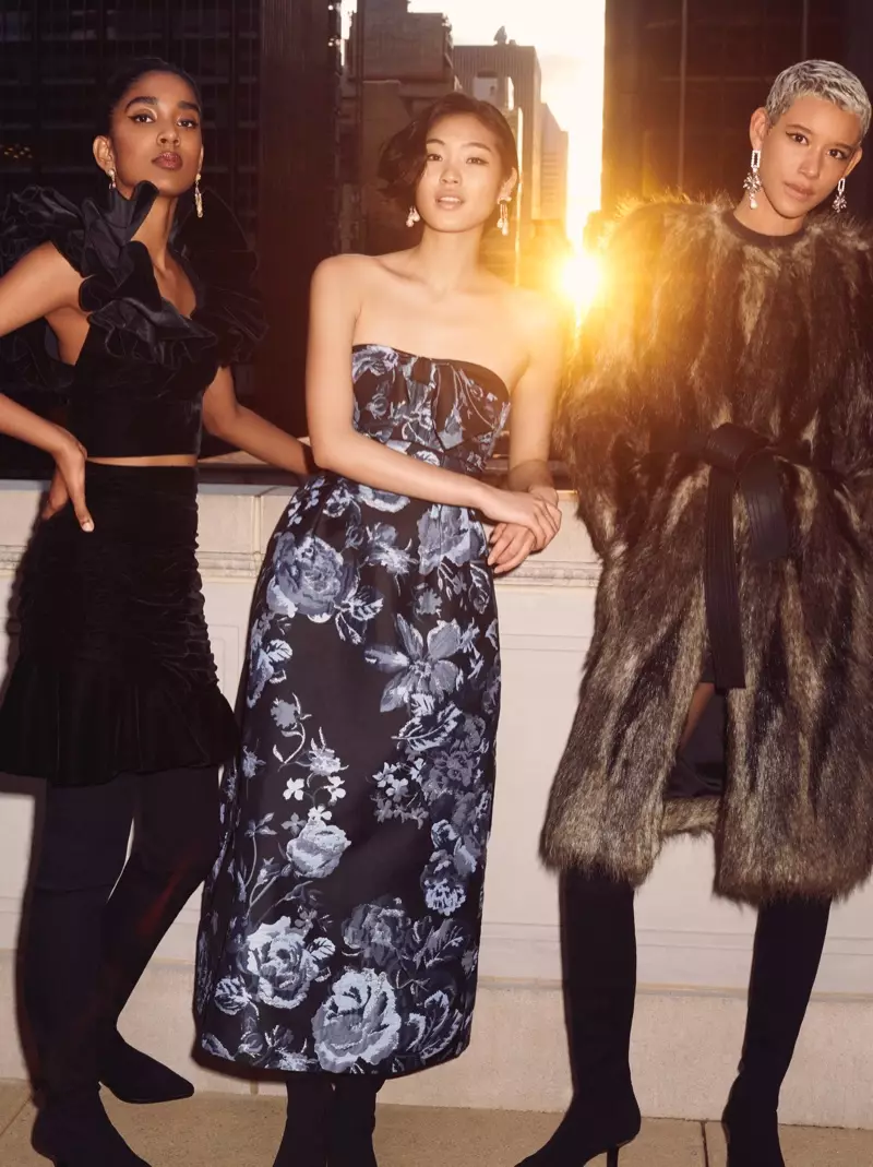 Naomi Janumala, Chiharu Okunugi dan Dilone membintangi kampanye H&M Conscious Exclusive musim gugur-musim dingin 2019