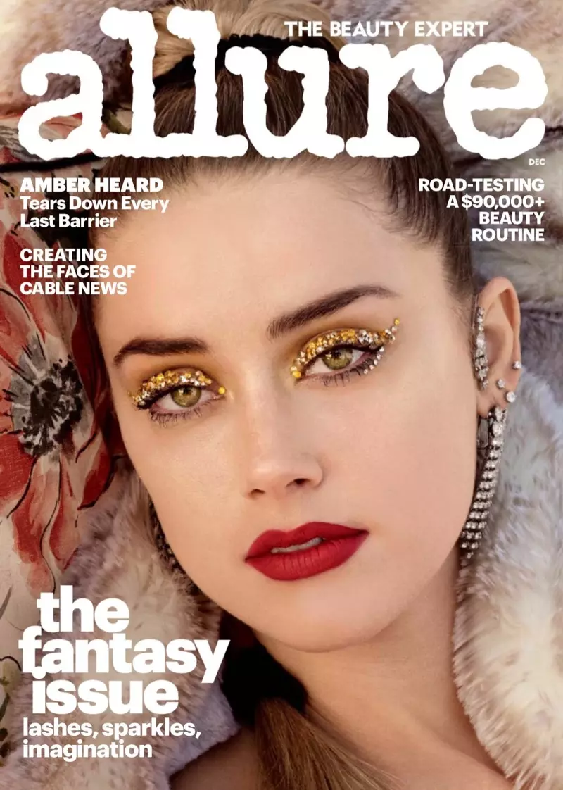 Amber Heard on Allure 2017 年 12 月封面