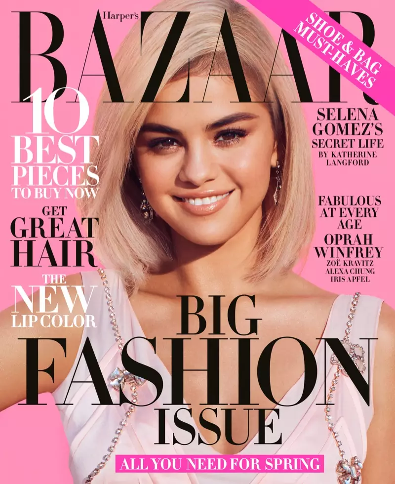 Selena Gomez kuri Harper's Bazaar US March 2018 Cover