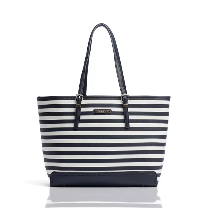 Tommy Hilfiger Stripe Saffiano Tote