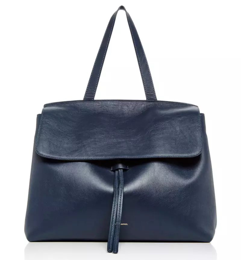 Mansur Gavriel көк көк бұзау былғары әйел сөмкесі