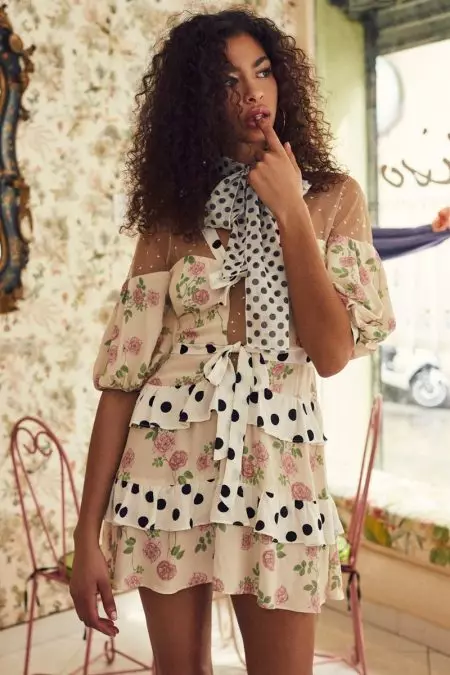 Zoe Thaets Models For Love & Lemons 'Sweet Summer Designs