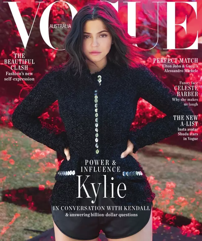 凯莉·詹娜 (Kylie Jenner) 登上《Vogue》澳大利亚版 2018 年 9 月封面