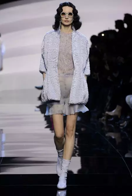 Armani Privé printemps 2016 : une vision en lilas