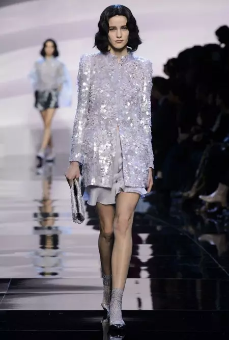 Armani Prive Spring 2016: Ọhụụ na Lilac