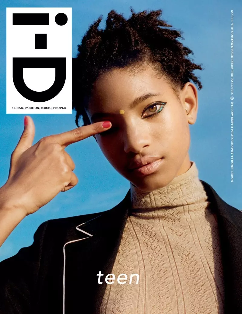 Willow Smith na naslovnici revije i-D Magazine pred jesenjo 2015