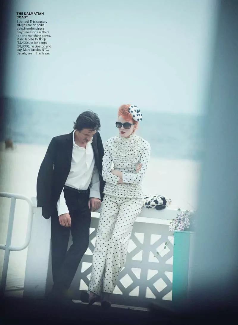 Karen Elson na Peter Lindbergh don Vogue US Oktoba 2011