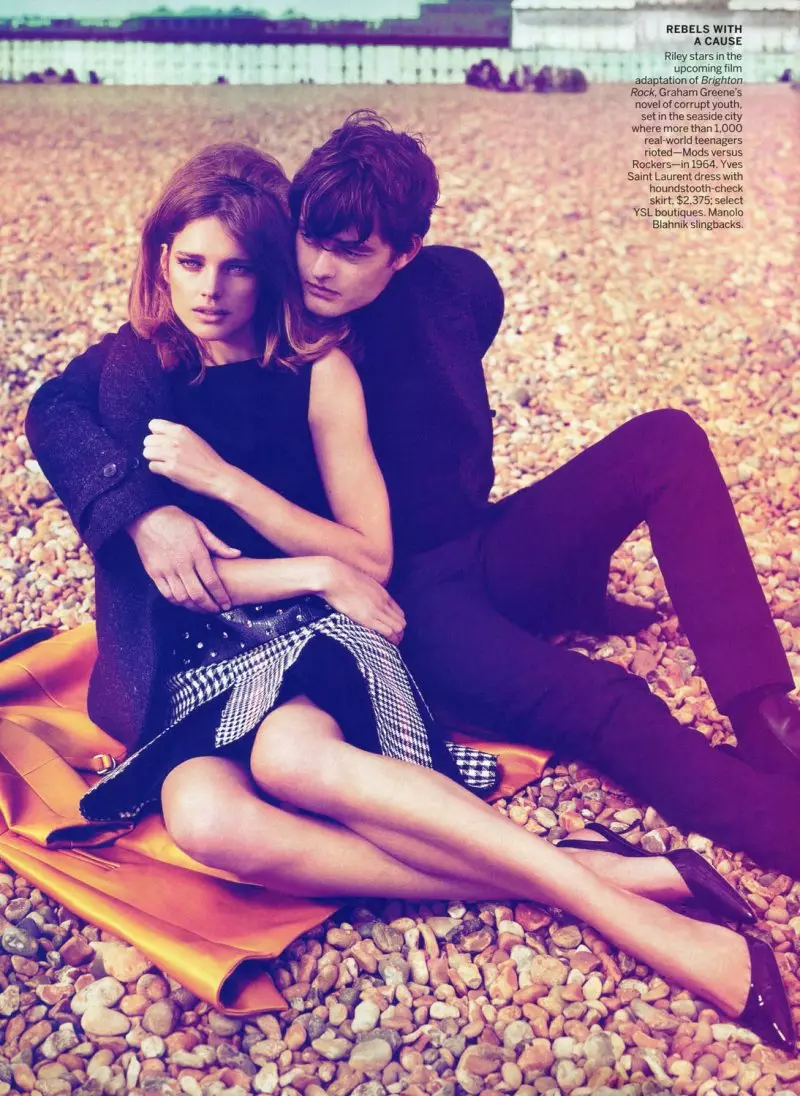 Natalia Vodianova oleh Mert & Marcus untuk Vogue AS September 2011