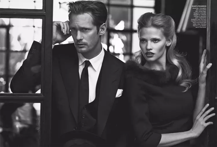 Lara Stone & Frida Gustavsson của Peter Lindbergh cho Vogue US tháng 7 năm 2011