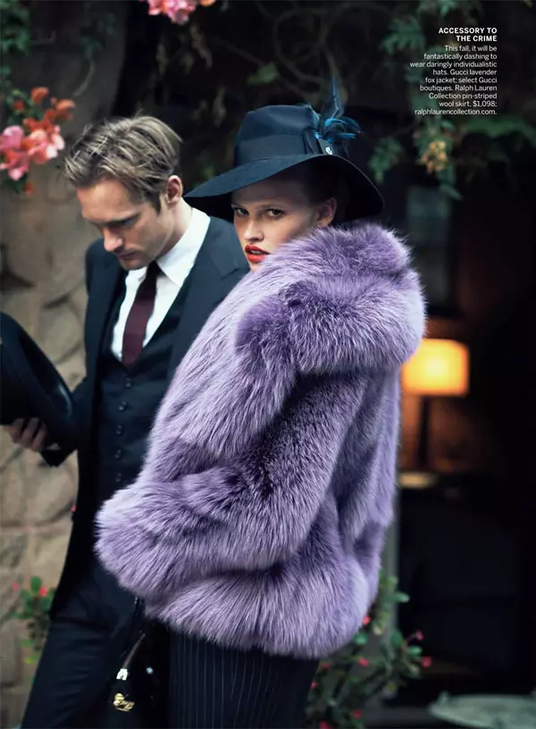 Lara Stone a Frida Gustavsson gan Peter Lindbergh ar gyfer Vogue US Gorffennaf 2011