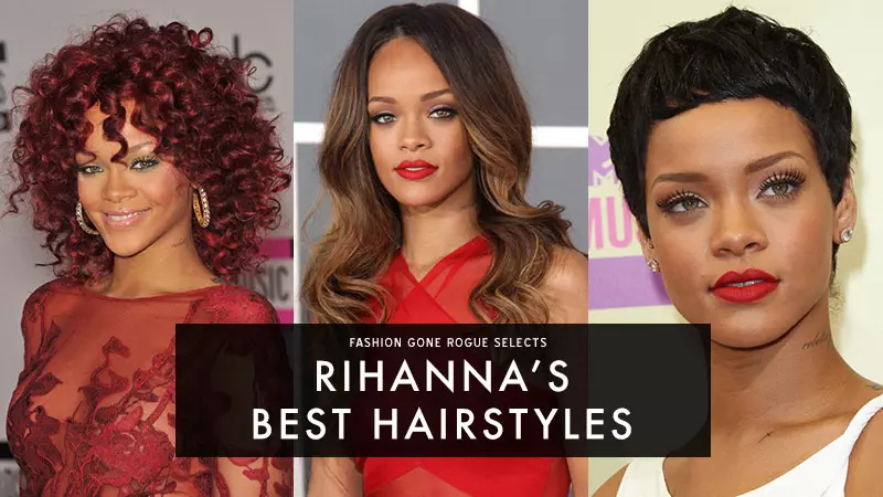 Rihanna Hairstyles: Wêneyên Demjimêrên Porê çêtirîn ên Rihanna