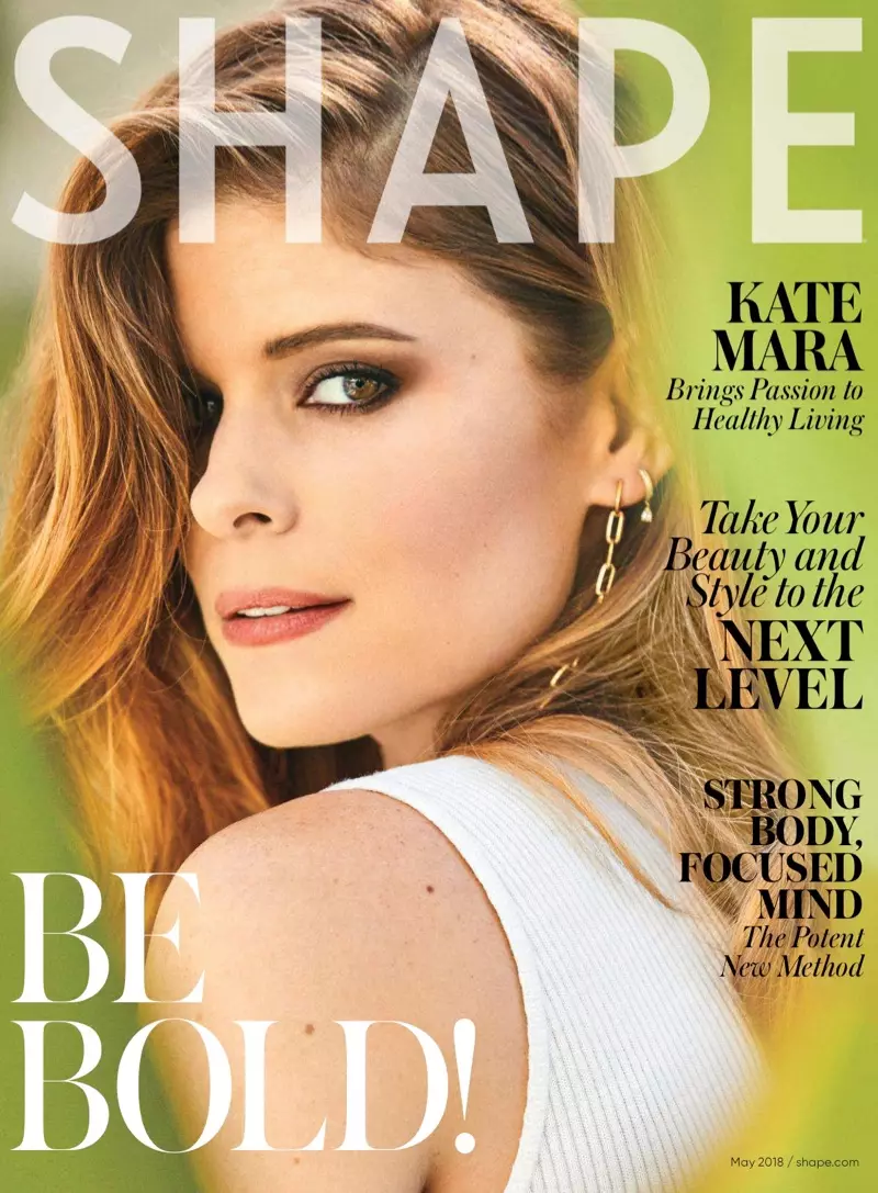 Кейт Мара на обложке журнала Shape, май 2018 г.