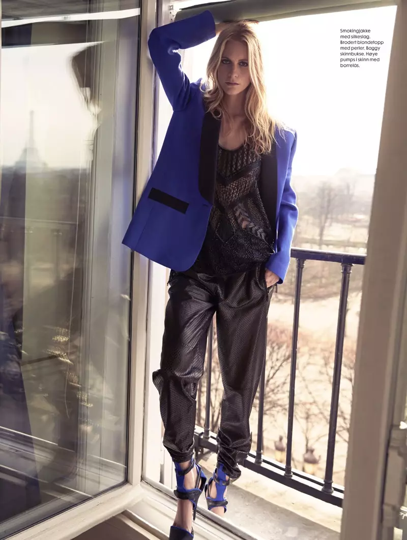 Poppy Delevingne 为 Asa Tallgard 为 Elle Norway 打造 Pucci Glam