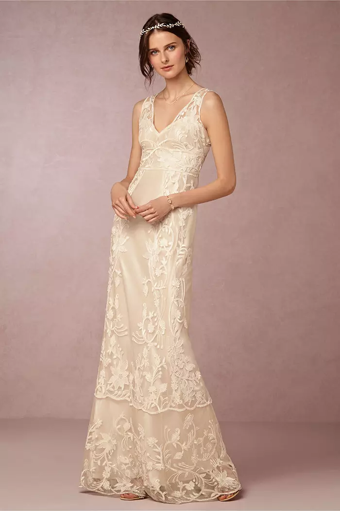 Gaun Gwyneth BHLDN tersedia pada harga $800.00