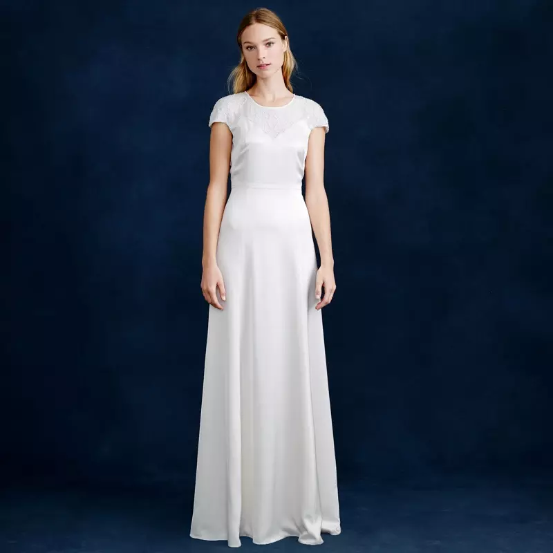 J. Crew Aline Wedding Dress e maua mo le $650.00