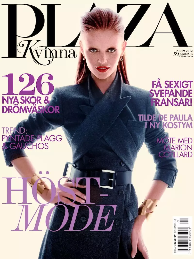 Cintia Dicker Delivers Strength & Grace for Cover Shoot Plaza Kvinna 2012 წლის სექტემბერი