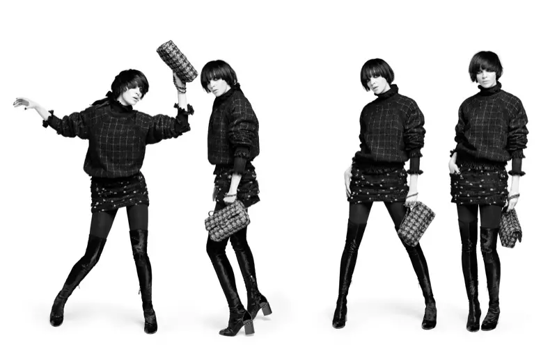 Karl Lagerfeld anopfura Chanel's pre-fall 2016 campaign