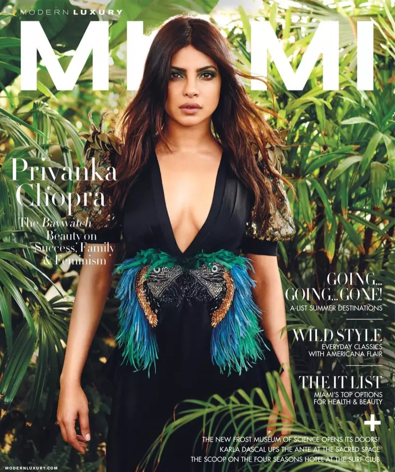 Priyanka Chopra kwi-Modern Luxury May 2017 Cover