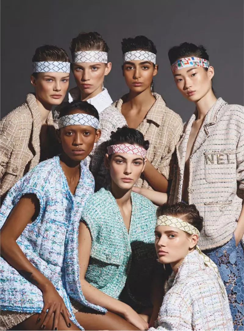 Adesuwa Aighewi, Hyun Ji Shin, Kris Grikaite, Nora Attal, Rebecca Leigh Longendyke, Sarah Dahl e Vittoria Ceretti lideram a campanha primavera-verão 2019 da Chanel